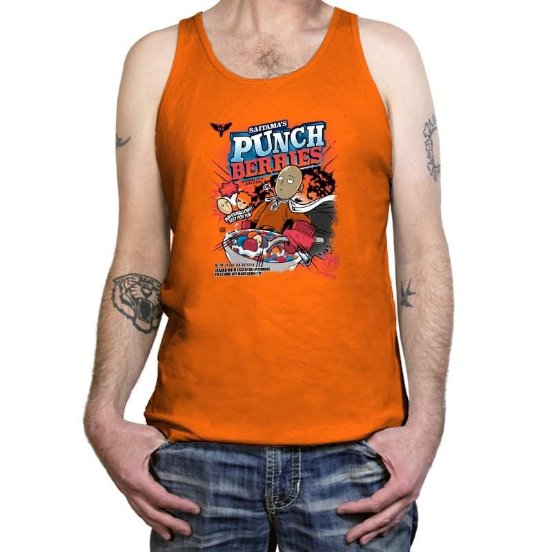 Punch Berries Exclusive - Tanktop Tanktop RIPT Apparel X-Small / Neon Orange