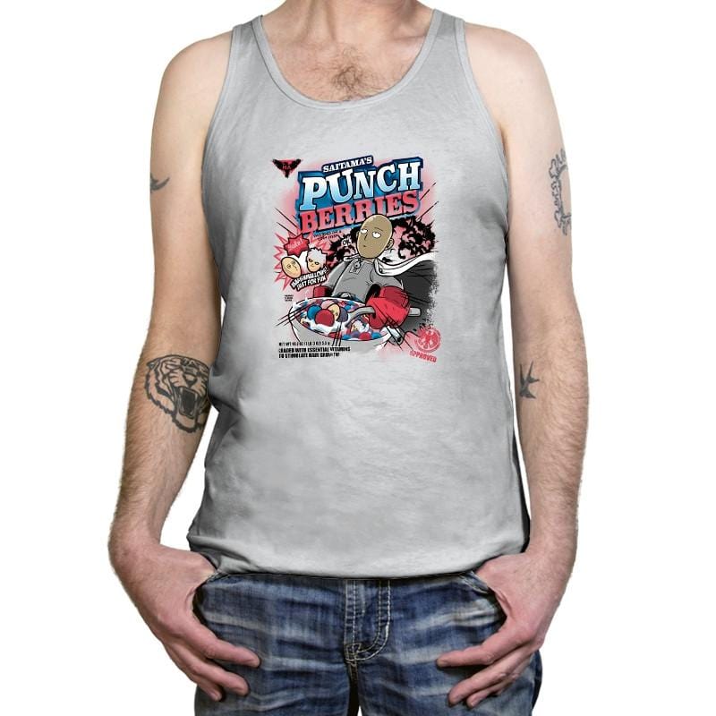 Punch Berries Exclusive - Tanktop Tanktop RIPT Apparel X-Small / Silver