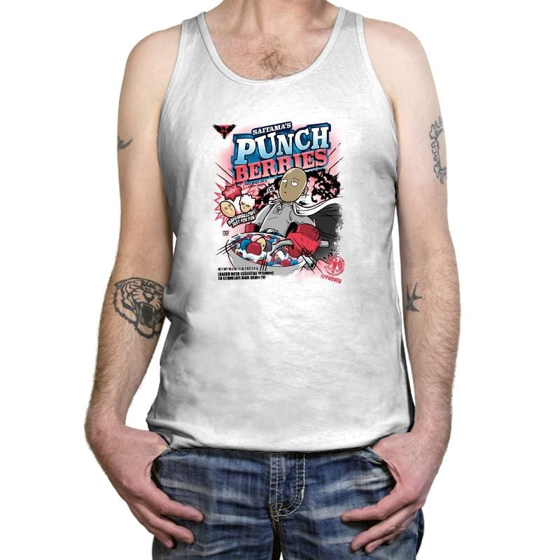 Punch Berries Exclusive - Tanktop Tanktop RIPT Apparel X-Small / White