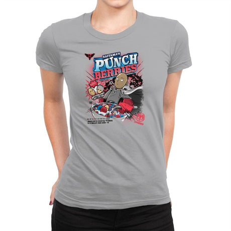 Punch Berries Exclusive - Womens Premium T-Shirts RIPT Apparel Small / Heather Grey