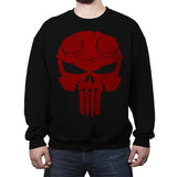 PUNISH PARANORMAL THREATS - Crew Neck Sweatshirt Crew Neck Sweatshirt RIPT Apparel