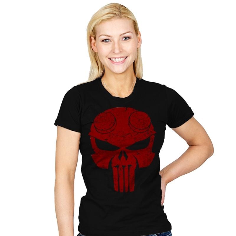 PUNISH PARANORMAL THREATS - Womens T-Shirts RIPT Apparel Small / Black