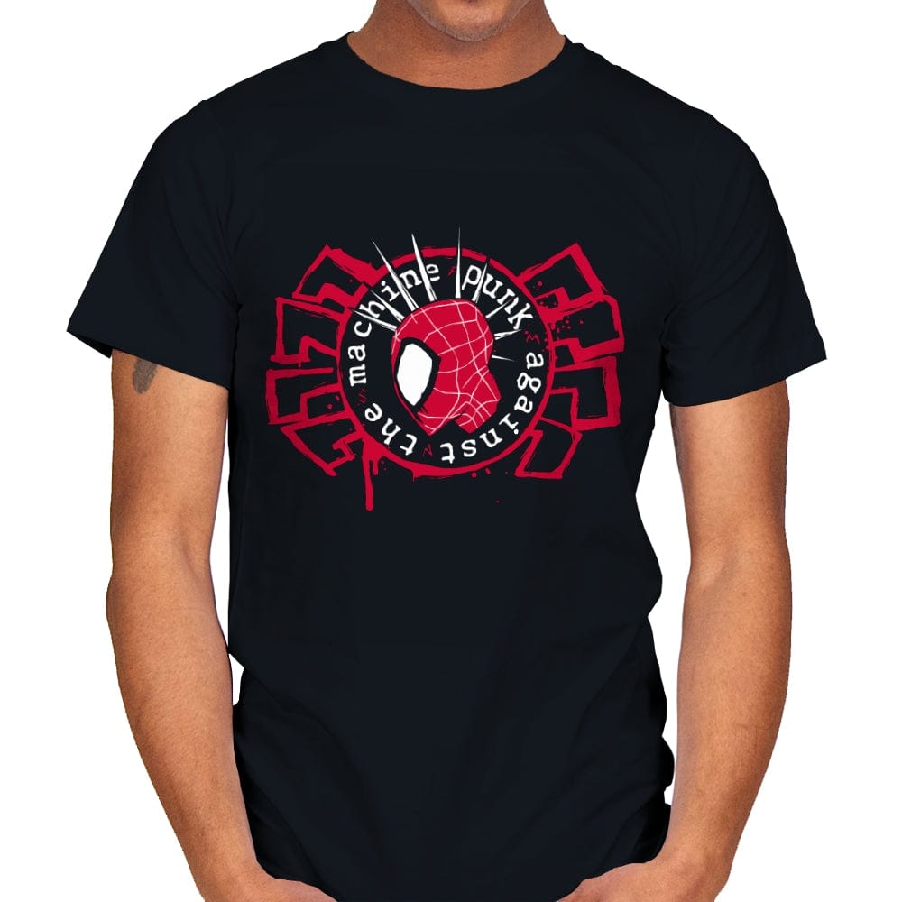 Punk Against The Machine - Mens T-Shirts RIPT Apparel Small / Black