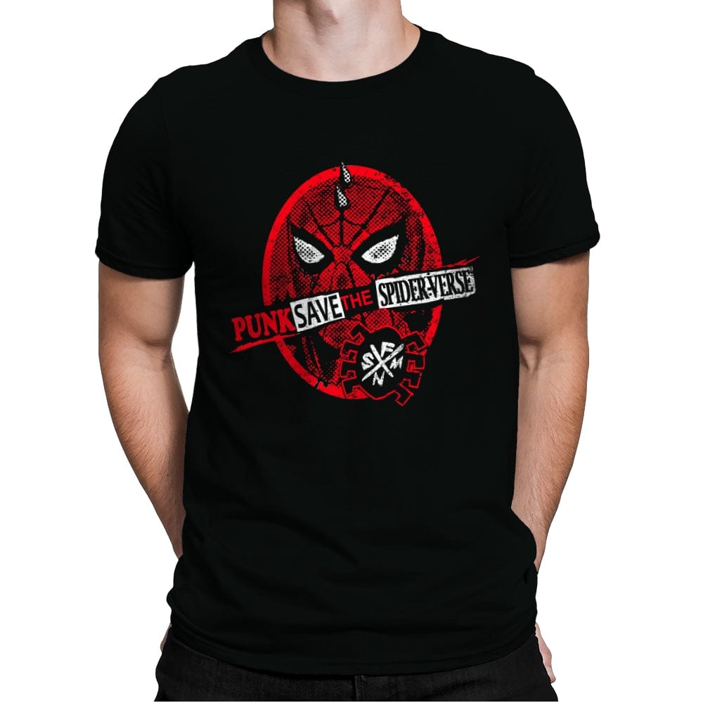 Punk Saves - Mens Premium T-Shirts RIPT Apparel Small / Black