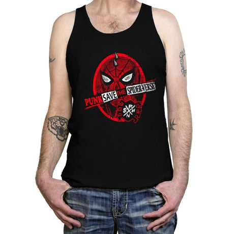 Punk Saves - Tanktop Tanktop RIPT Apparel X-Small / Black