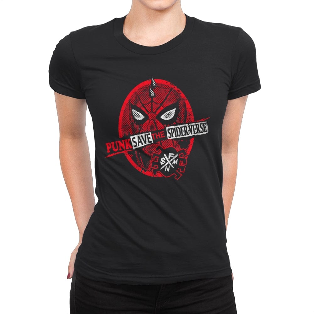 Punk Saves - Womens Premium T-Shirts RIPT Apparel Small / Black