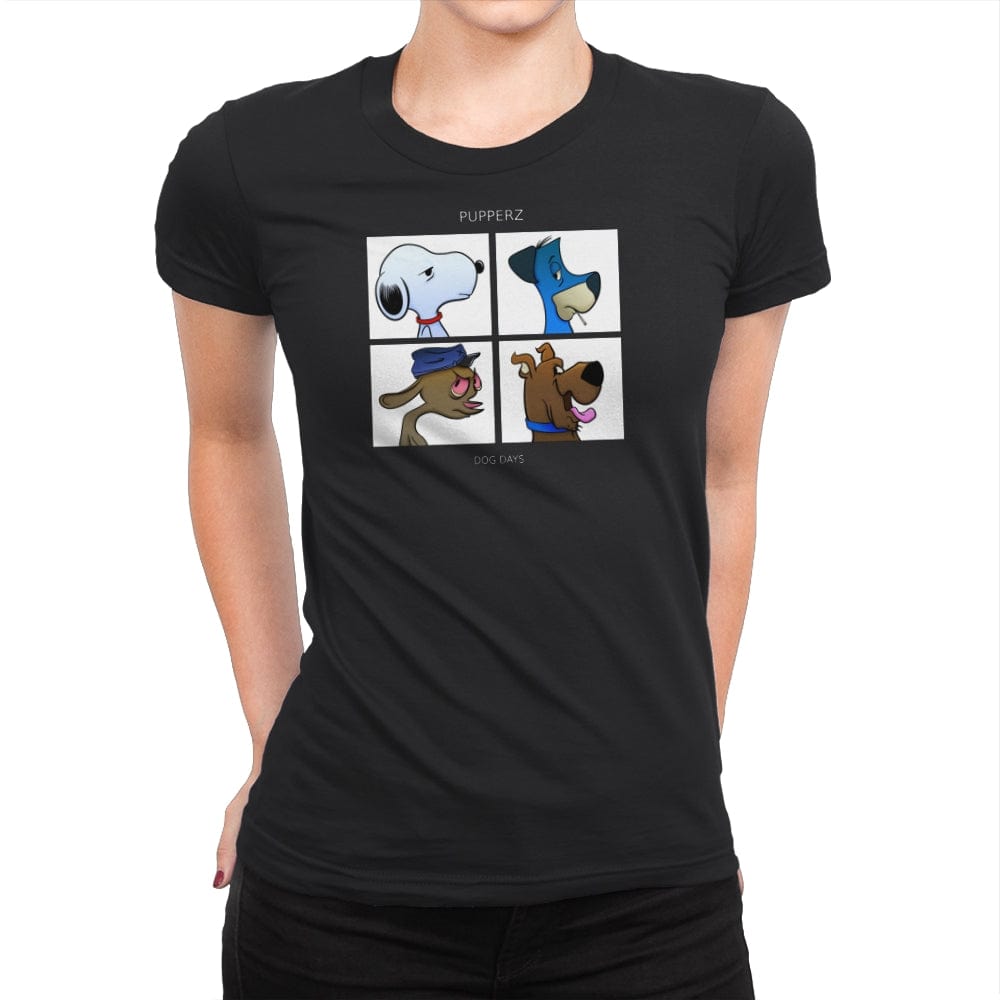 Pupperz - Womens Premium T-Shirts RIPT Apparel Small / Black
