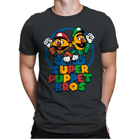 Puppet Bros Game - Mens Premium T-Shirts RIPT Apparel Small / Heavy Metal