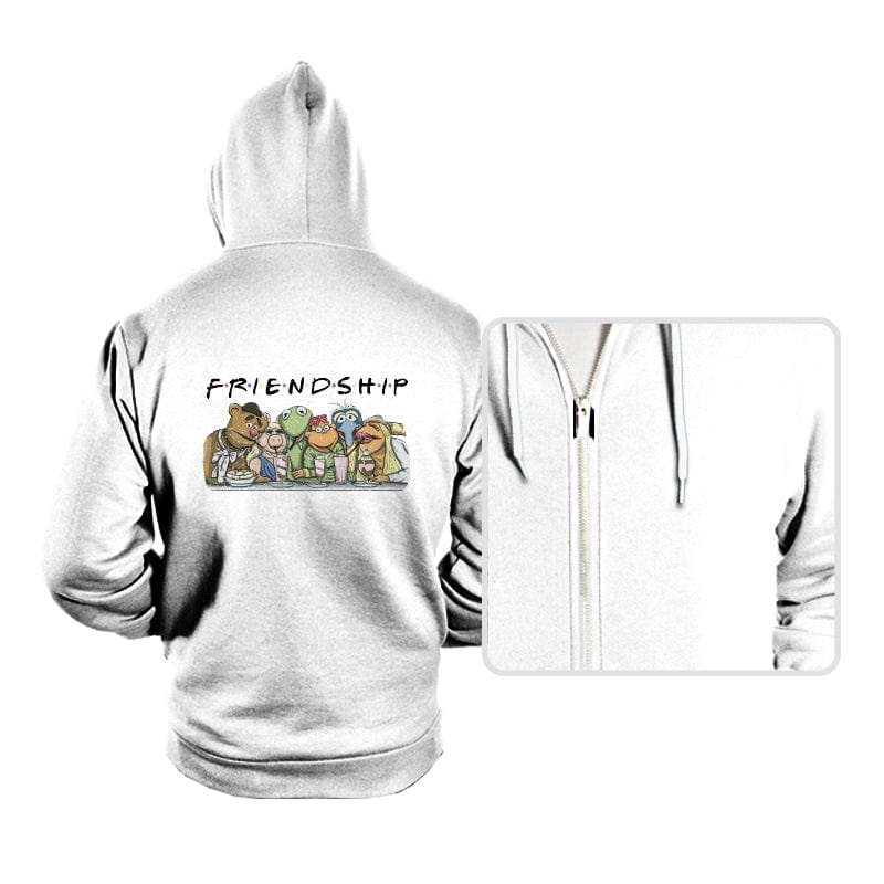 Puppet Friends - Hoodies Hoodies RIPT Apparel Small / White