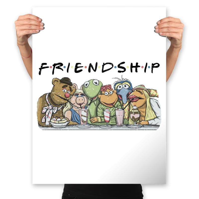 Puppet Friends - Prints Posters RIPT Apparel 18x24 / White