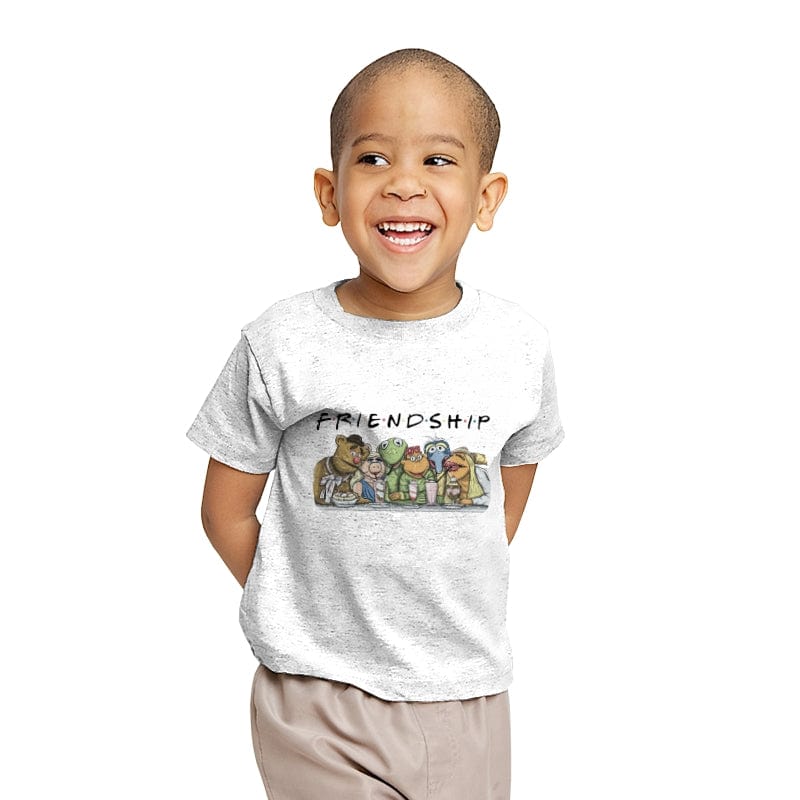 Puppet Friends - Youth T-Shirts RIPT Apparel X-small / White