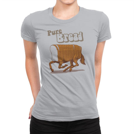 Pure Bread - Womens Premium T-Shirts RIPT Apparel Small / Heather Grey