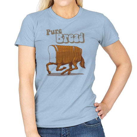 Pure Bread - Womens T-Shirts RIPT Apparel Small / Light Blue