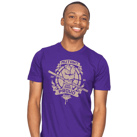 Purple and Proud! - Mens T-Shirts RIPT Apparel