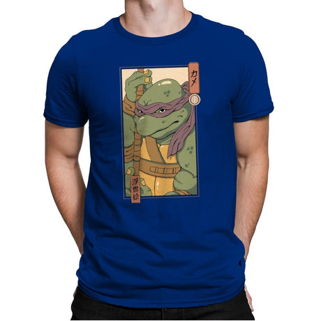 Purple Kame Ninja - Mens Premium T-Shirts RIPT Apparel Small / Royal