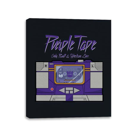 Purple Tape - Canvas Wraps Canvas Wraps RIPT Apparel 11x14 / Black