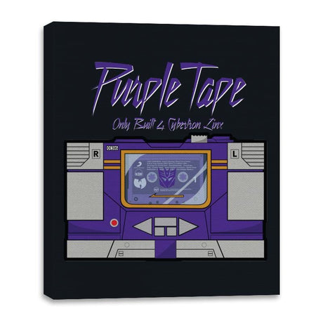 Purple Tape - Canvas Wraps Canvas Wraps RIPT Apparel 16x20 / Black