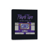 Purple Tape - Canvas Wraps Canvas Wraps RIPT Apparel 8x10 / Black