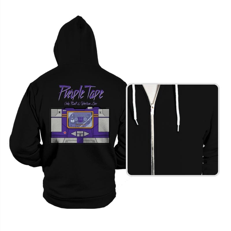 Purple Tape - Hoodies Hoodies RIPT Apparel Small / Black