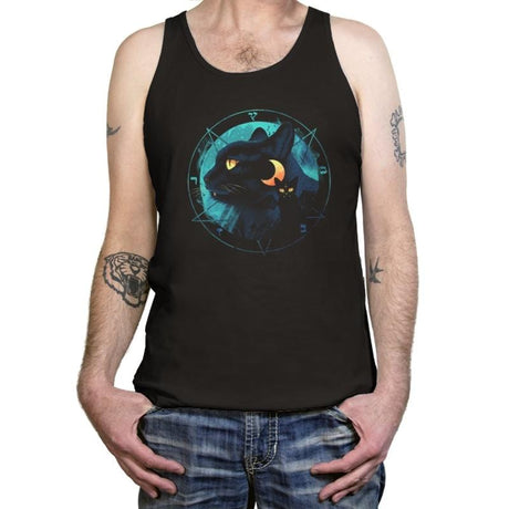 Puss the Evil Cat - Tanktop Tanktop RIPT Apparel