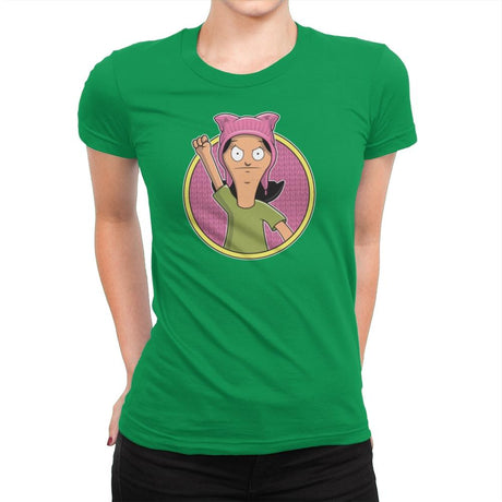 Pussyhats Assemble Exclusive - Womens Premium T-Shirts RIPT Apparel Small / Kelly Green