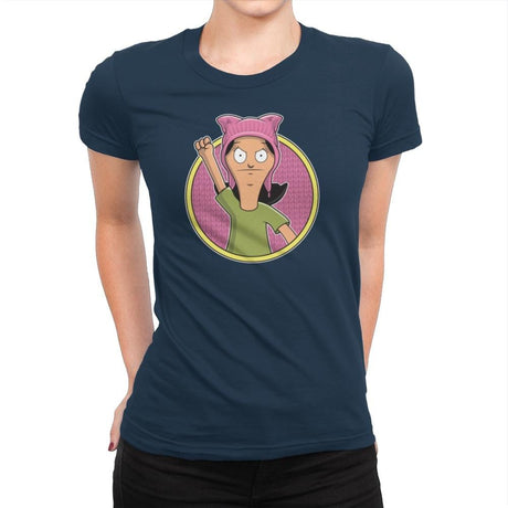 Pussyhats Assemble Exclusive - Womens Premium T-Shirts RIPT Apparel Small / Midnight Navy