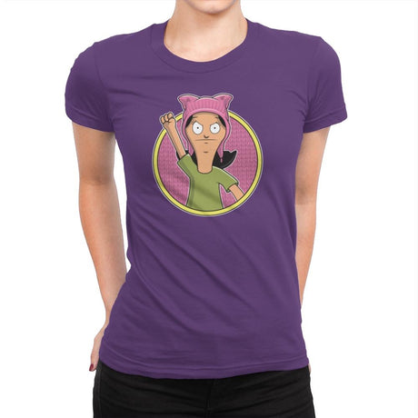 Pussyhats Assemble Exclusive - Womens Premium T-Shirts RIPT Apparel Small / Purple Rush