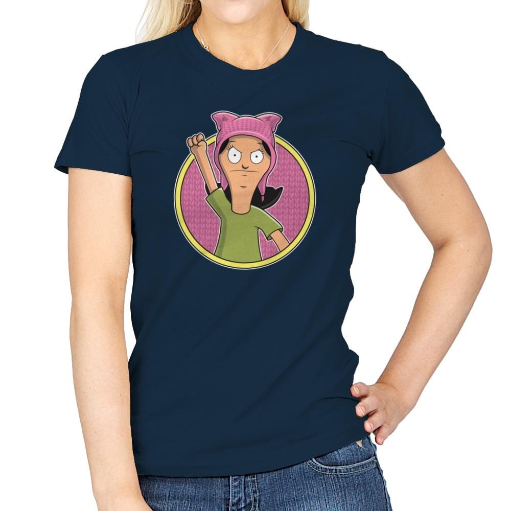 Pussyhats Assemble Exclusive - Womens T-Shirts RIPT Apparel Small / Navy