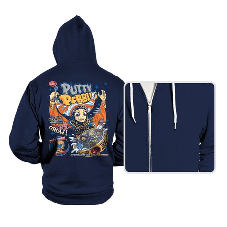 Putty Pebbles - Hoodies Hoodies RIPT Apparel Small / Navy