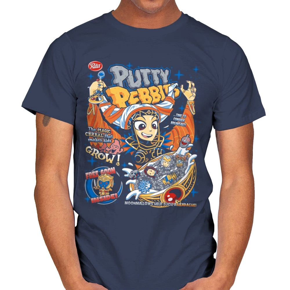 Putty Pebbles - Mens T-Shirts RIPT Apparel Small / Navy