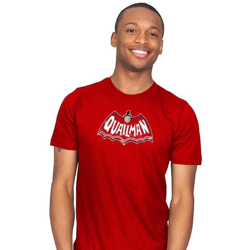 Quail of a Man Reprint - Mens T-Shirts RIPT Apparel Small / Red