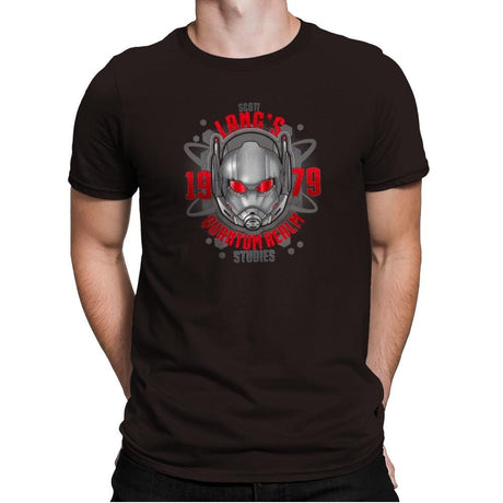 Quantum Realm Studies Exclusive - Mens Premium T-Shirts RIPT Apparel Small / Dark Chocolate