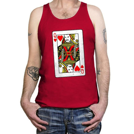 Queen Card - Tanktop Tanktop RIPT Apparel