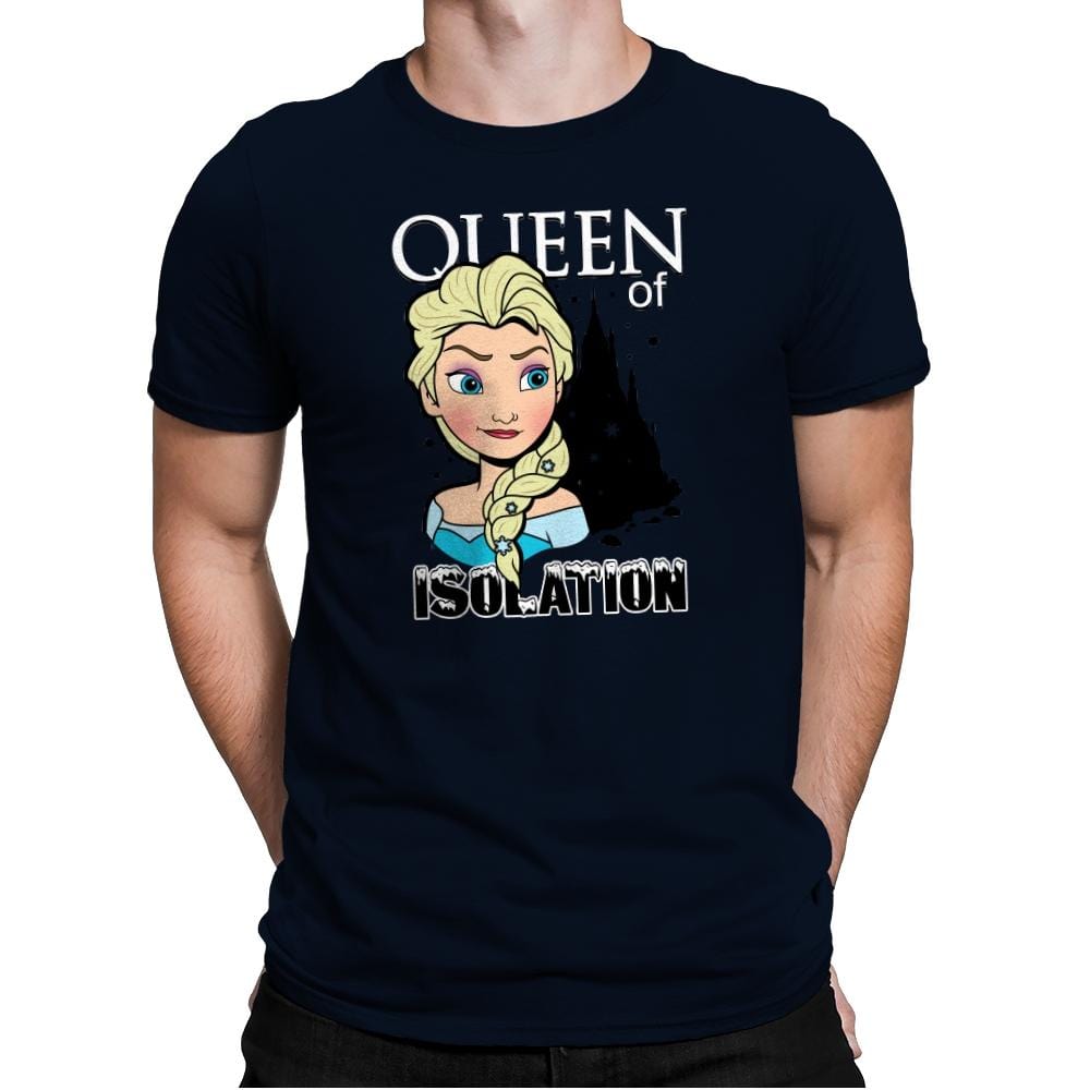 Queen of Isolation - Mens Premium T-Shirts RIPT Apparel Small / Midnight Navy
