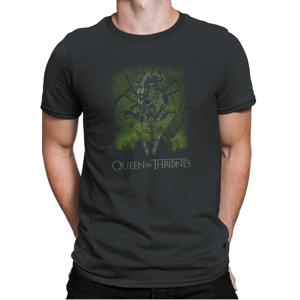Queen of Thrones Exclusive - Mens Premium T-Shirts RIPT Apparel Small / Heavy Metal