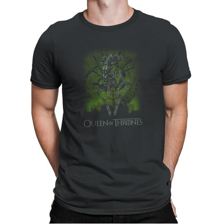 Queen of Thrones Exclusive - Mens Premium T-Shirts RIPT Apparel Small / Heavy Metal