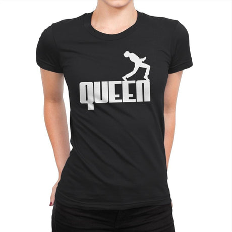 QUEEN - Womens Premium T-Shirts RIPT Apparel Small / Black