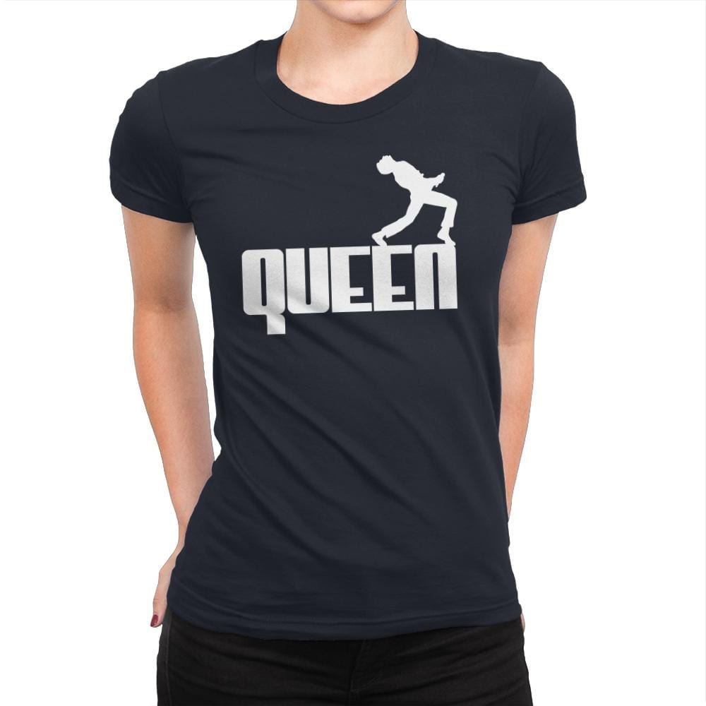 QUEEN - Womens Premium T-Shirts RIPT Apparel Small / Midnight Navy