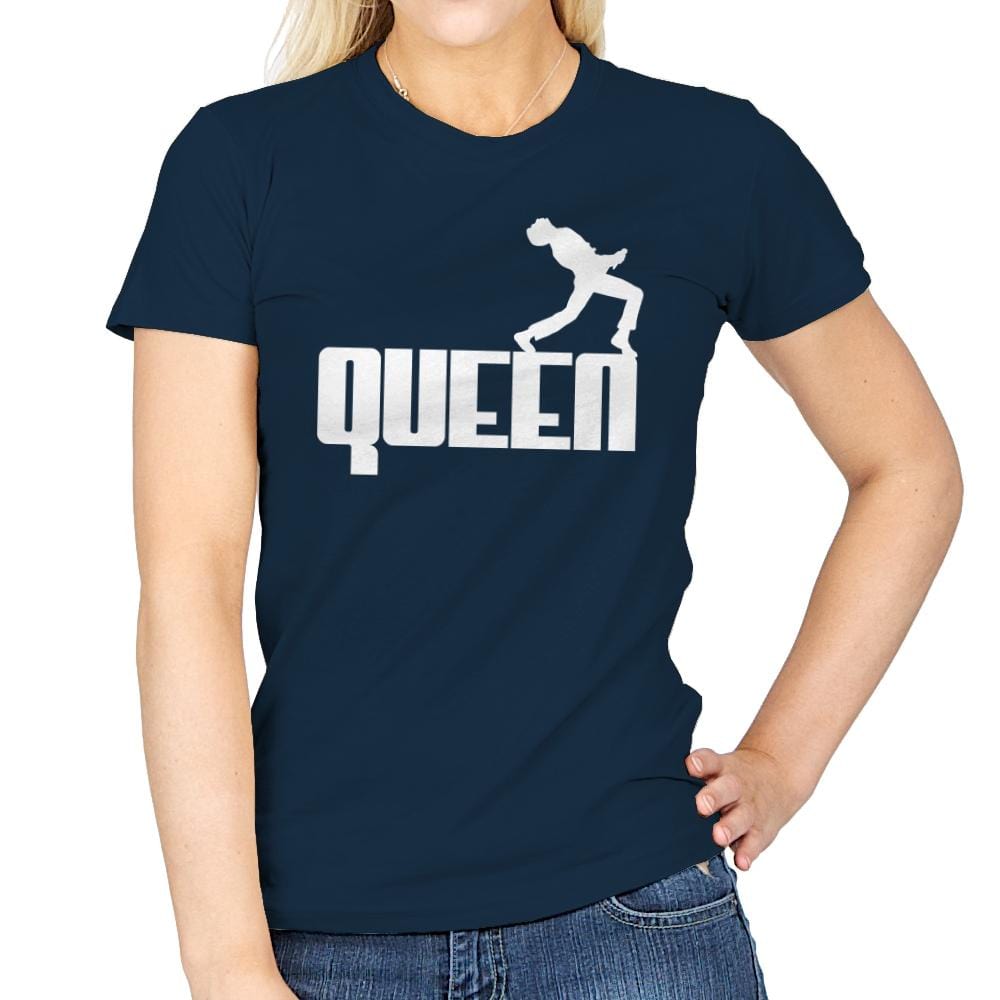 QUEEN - Womens T-Shirts RIPT Apparel Small / Navy