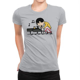 Queenuts Rock - Womens Premium T-Shirts RIPT Apparel Small / Heather Grey