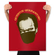 Quentin Quarantino - Prints Posters RIPT Apparel 18x24 / Red