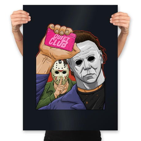 Quiet Club - Prints Posters RIPT Apparel 18x24 / Black
