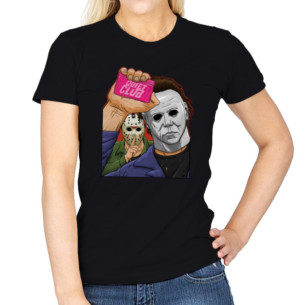 Quiet Club - Womens T-Shirts RIPT Apparel Small / Black