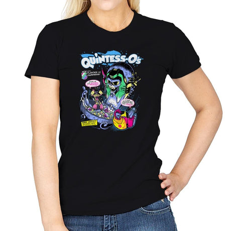 Quintessos Exclusive - Womens T-Shirts RIPT Apparel Small / Black