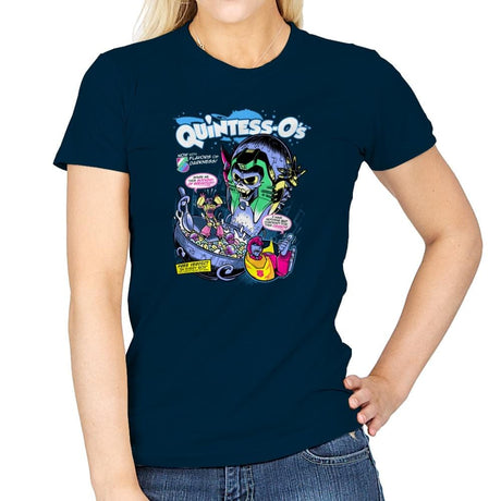 Quintessos Exclusive - Womens T-Shirts RIPT Apparel Small / Navy