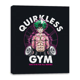 Quirkless Gym - Canvas Wraps Canvas Wraps RIPT Apparel 16x20 / Black