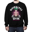 Quirkless Gym - Crew Neck Sweatshirt Crew Neck Sweatshirt RIPT Apparel Small / Black
