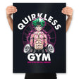 Quirkless Gym - Prints Posters RIPT Apparel 18x24 / Black
