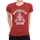 Quirkless Gym - Womens Premium T-Shirts RIPT Apparel Small / Red
