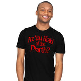 R U Afraid of the Darth? - Mens T-Shirts RIPT Apparel Small / Black